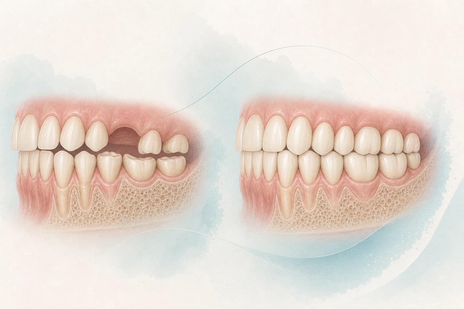Referencia visual de Rehabilitación oral